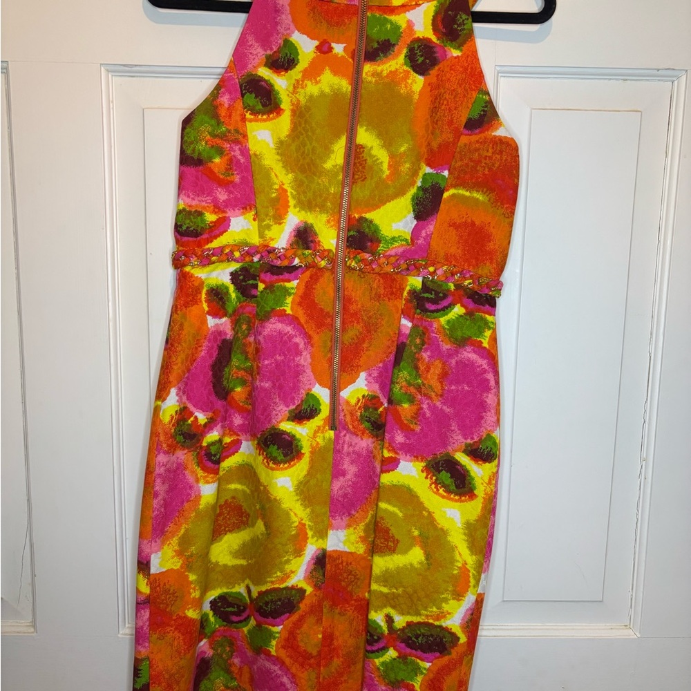 Muse Multicolor Abstract Dress - Picture 3 of 6